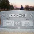 Headstone - George & Lucile Kisinger