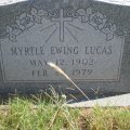Headstone - Myrtle Ewing Lucas