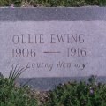 Headstone - Ollie Ewing