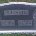 Headstone - Alvis (1885-1945) & Jane Shumate (1883-1973)