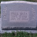 Headstone - Paul Bata (1921-1984)