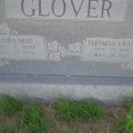 Headstone - Thomas Frank (1897-1976) and Norma Mae (1899-1972) Glover