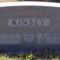 Headstone - Malcolm Estes (1916-2105) & Mary Carnell Porter (1919-1980) Kinsey
