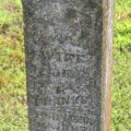 Headstone - Martha Jane Hamel Franks.