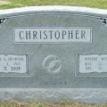 Headstone - Robert Wilson (1916-1983) & Cladys Overton (1918-2008) Christopher