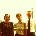 1984 - Ernest, Gloria & George Dean 3 - Aberdeen, HK
