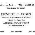 Ernest F. Dean - Retired