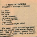 1-Minute Cookies