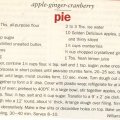 Apple Ginger Cranberry Pie