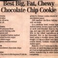 Best Big, Fat, Chewy Chocolate Chip Cookies