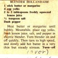 Blender Hollandaise