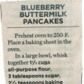 Blueberry Buttermilk Pancakes