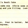 Bundt Cake - Chris Rost
