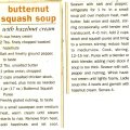 Butternet Squash Soup