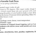 Catchers Favorite Fruit Pizza