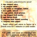 Celery and Potato Soup