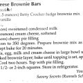 Cherry Cheese Brownie Bars