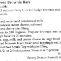 Cherry-Cheese Brownie Bars - Yvonne Pritchard