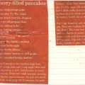 Cherry-Filled Pancakes