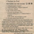 Chicken in Foil - Tejas Girl Scouts