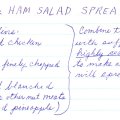 Chicken or Ham Salad Spread - Joy of Cooking 1