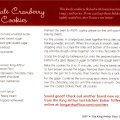 Chocolate Cranberry Sugar Cookies
