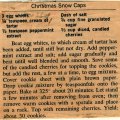 Christmas Snow Caps