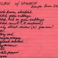 Coleslaw with Spinach - Shirley Reynolds