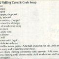 Corn & Crab Soup