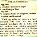 Cream Patissiere