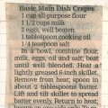 Crepe- Basic