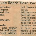 Dude Ranch Hash