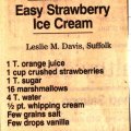 Easy Strawberry Ice Cream