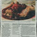 French Toast with mixed berry Sauce