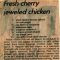 Fresh Cherry Jeweled Chicken