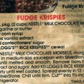 Fudge Krispies