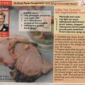 Grilled Pork Tenderloin with gingered jezebel sauce