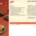Ham Loaf with fruit sauce