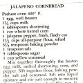 Jalapeno Cornbread - Pat Wimp