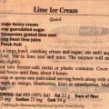 Lime Ice Cream