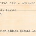 Martha Black Pecan Pies - Mollie Dean