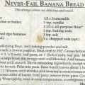 Never-Fail Banana Bread