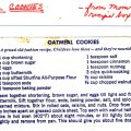 Oatmeal Cookies - Mom Dean