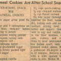 Oatmeal Cookies