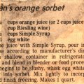 Orange Sorbet - Brennanss