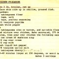 Oven Chicken Fricassee