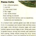 Panna Cotta