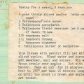 Pastry for Pie Crust