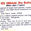 Peach Ice Cream (For Refrigerator)