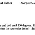 Peanut Patties - Margaret Dansby